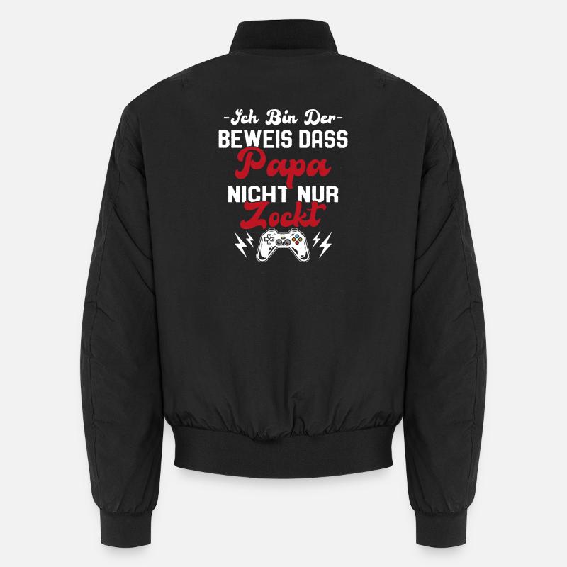 Grossesse Bébé Naissance Gamer - Papa Dire Bomber unisexe