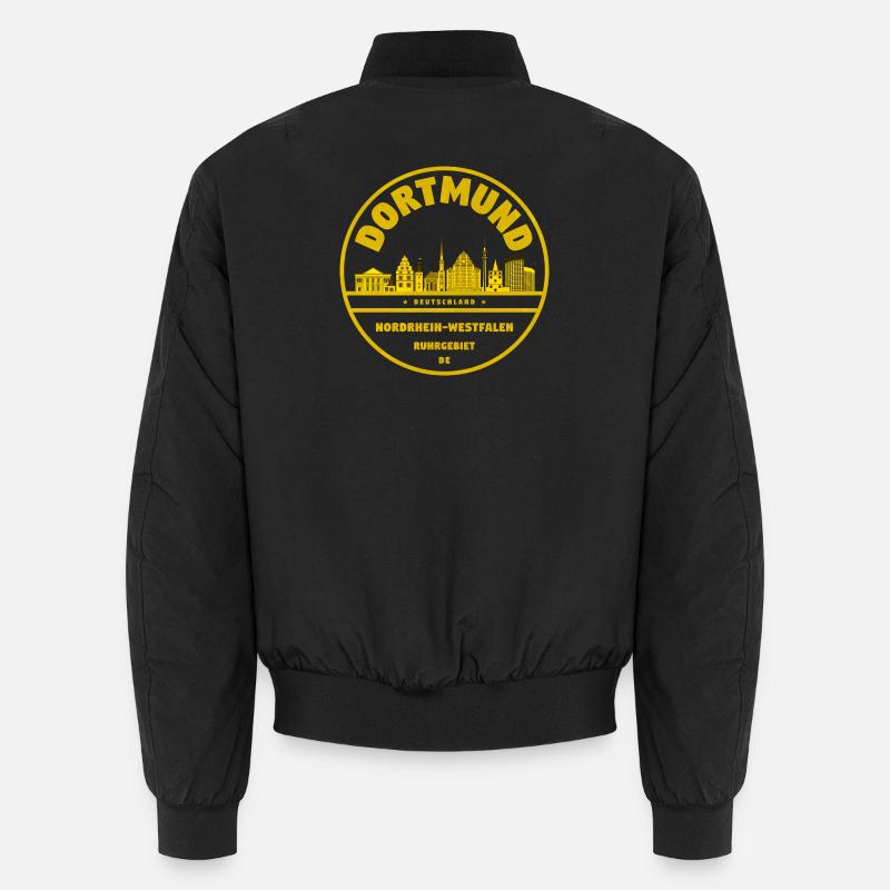 Dortmund Skyline Badge Bomber unisexe