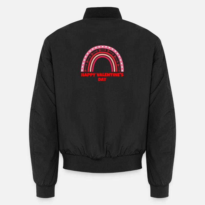 Valentinstag, Valentinstag, Valentinstag - Unisex Bomberjacke - Schwarz
