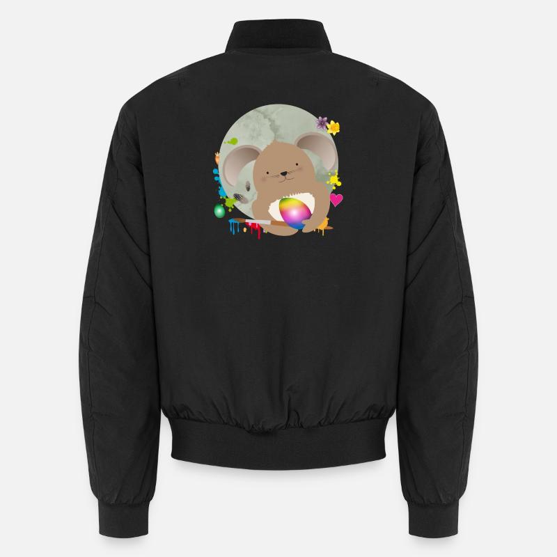 Painting cute Easter at Easter eggs Unisex Bomber Jacket