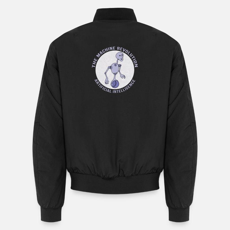 The Machine Revolution Artificial Intelligence Unisex Bomber Jacket