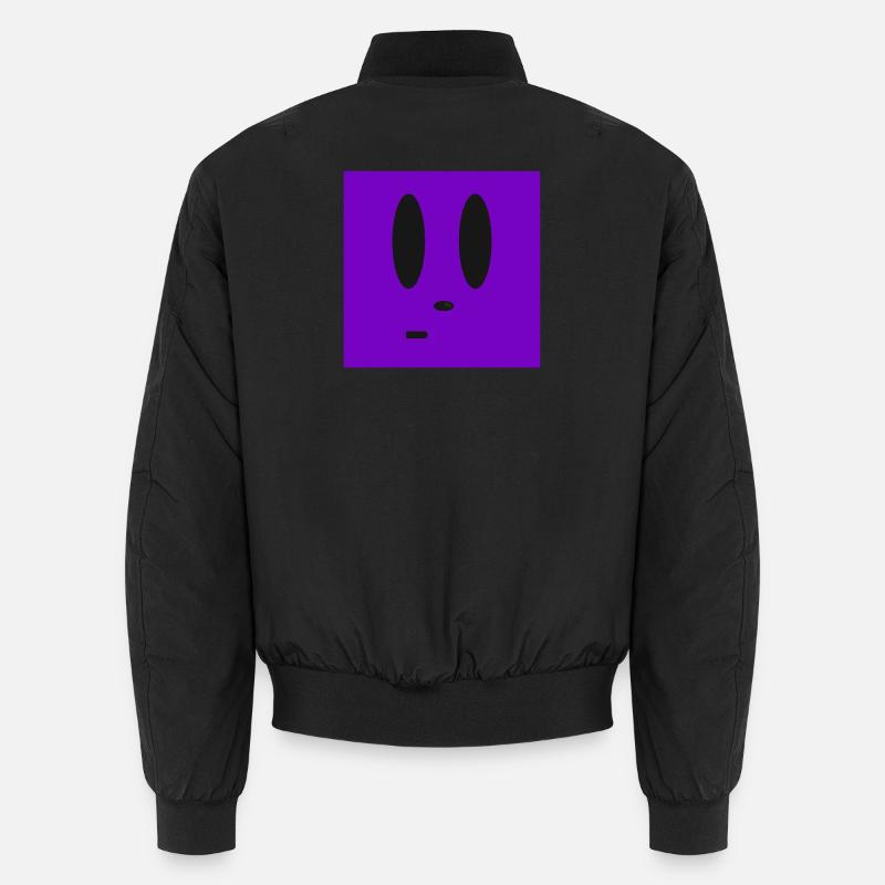 Suboptimal situation facial expression - Unisex Bomber Jacket - black