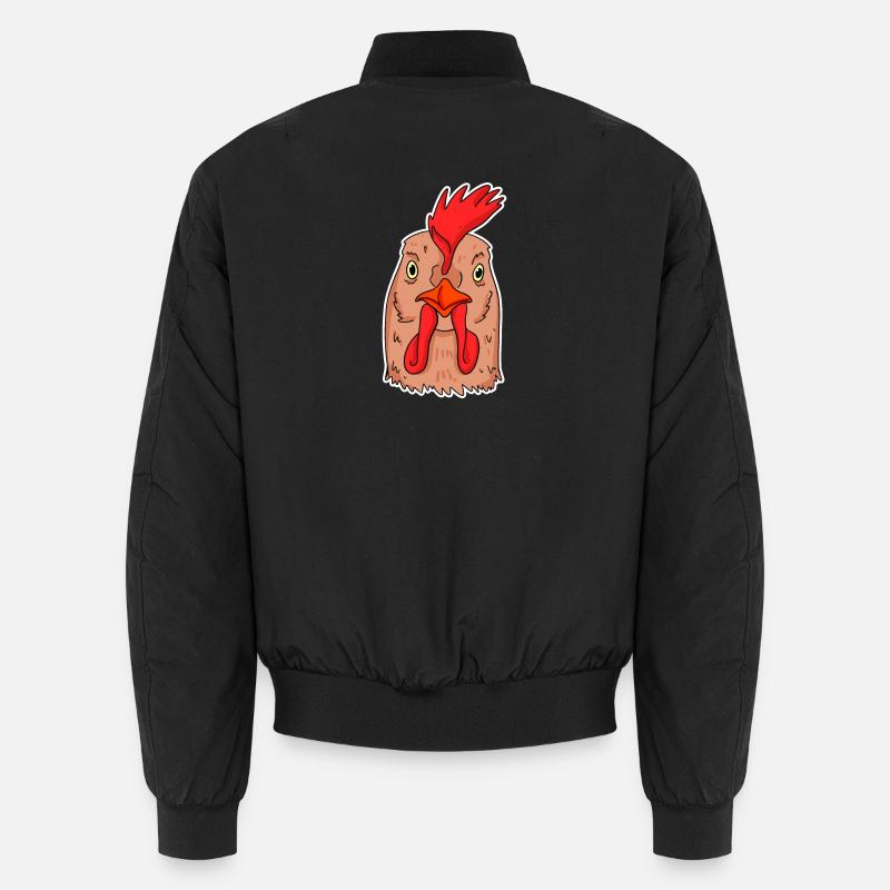 Chicken Head Unisex Bomber Jacket