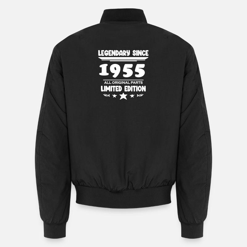 1955 - Né 1955 - Année de construction 1955 Spruch Bomber unisexe