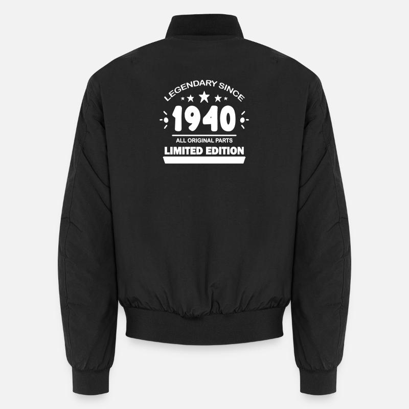 1940 - Né 1940 - Année de construction 1940 Spruch Bomber unisexe