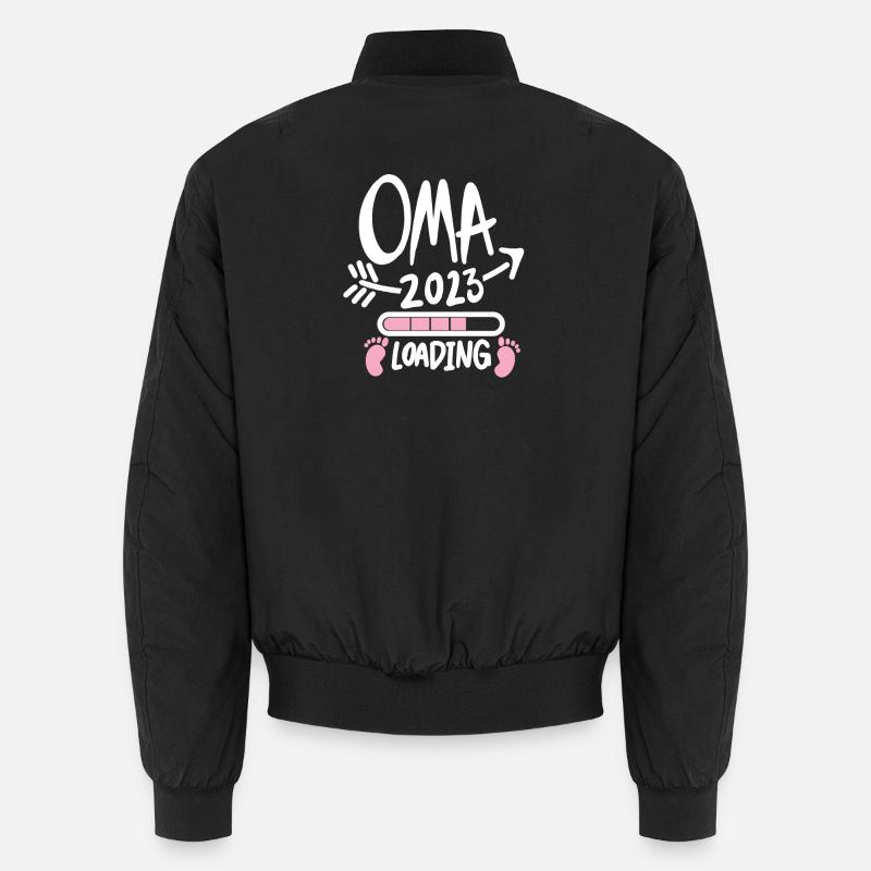 Oma 2023 - Werdende Oma 2023 - Oma Loading Unisex Bomberjacke