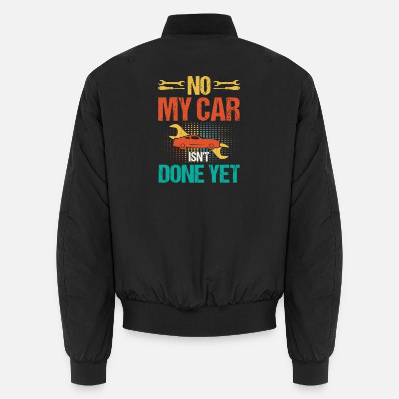 Begrenztes Auto, kein Wagen - Unisex Bomberjacke - Schwarz