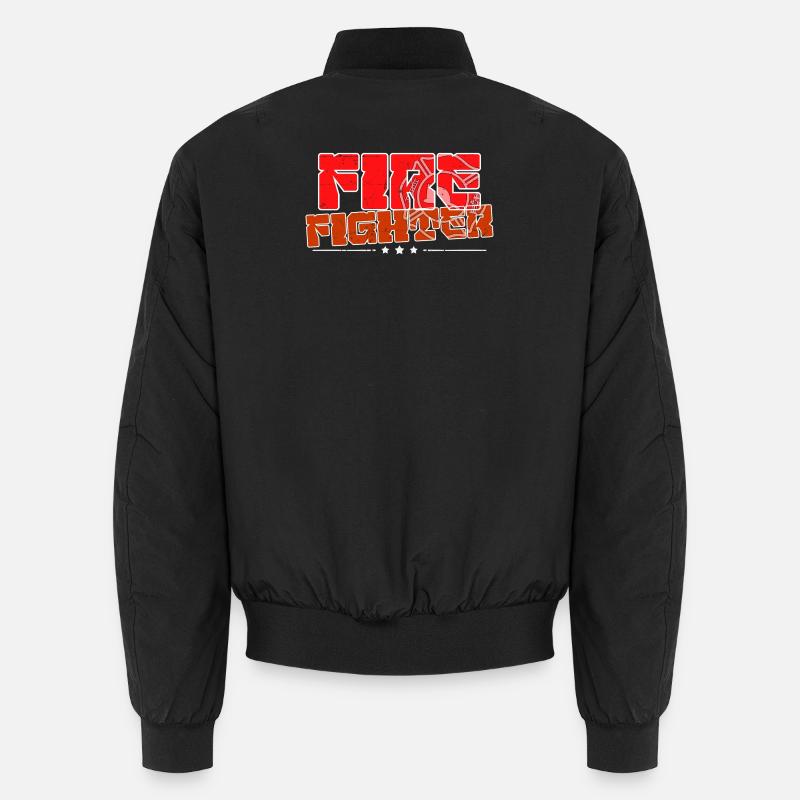 Professional fire brigade slogan fire protection fire brigade Unisex Bomber Jacket