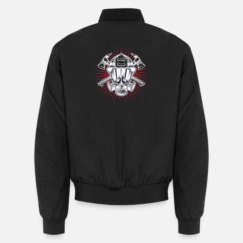 Firefighter helmet Fire protection Fire brigade Lifesaver Unisex Bomber Jacket
