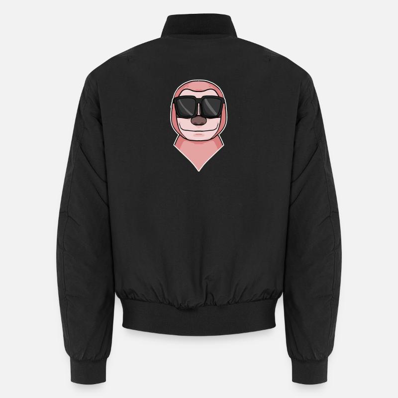 Sloth with sunglasses Unisex Bomber Jacket