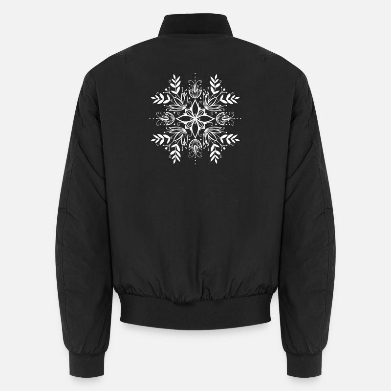 Blumen Muster Cottagecore Aesthetic Unisex Bomberjacke