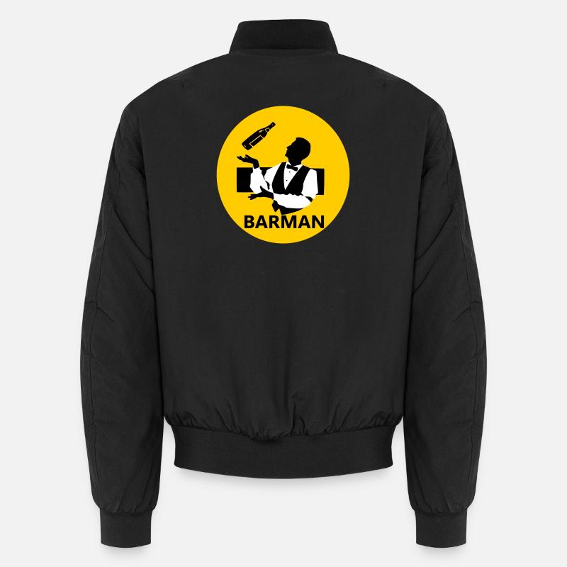 Barkeeper - Unisex Bomberjacke - Schwarz