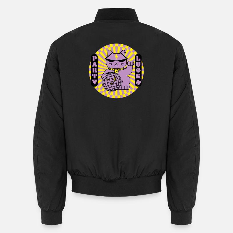 Fête chat chanceux Bomber unisexe