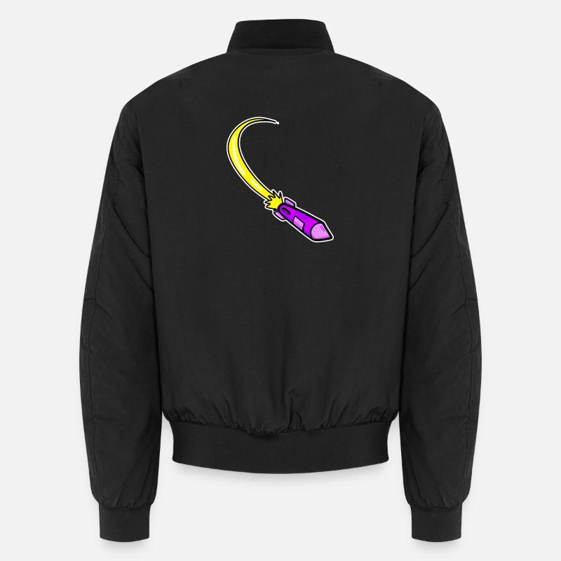 Rocket Purple Unisex Bomber Jacket