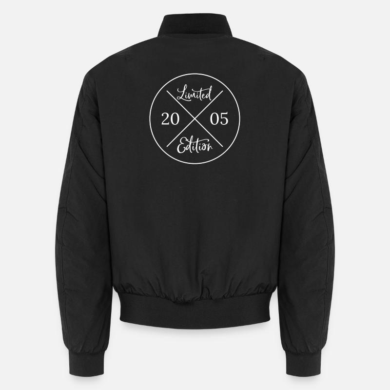 Édition limitée cadeau d’anniversaire 2005 / 21e anniversaire Bomber unisexe