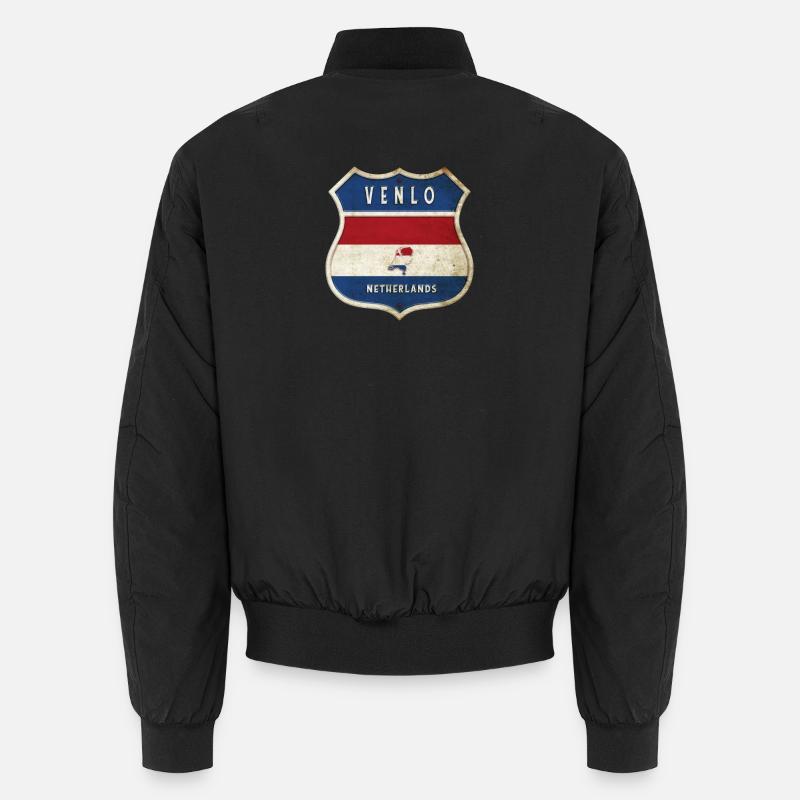 Design du blason de Venlo, Pays-Bas Bomber unisexe