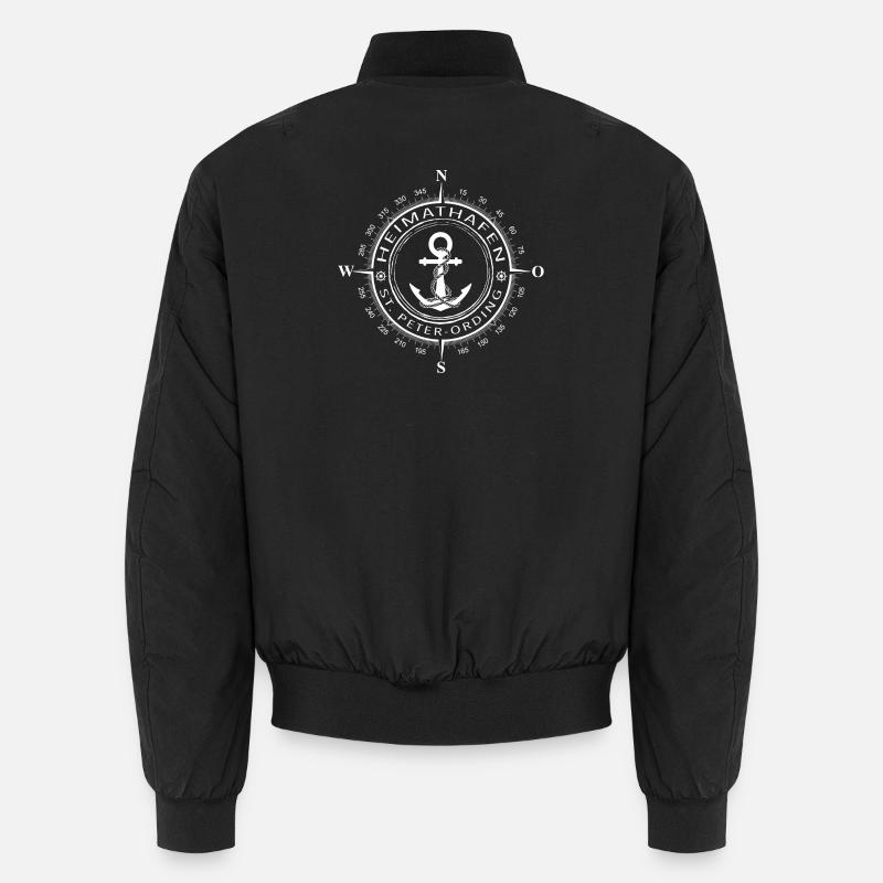 Heimathafen St Peter Ording Unisex Bomberjacke