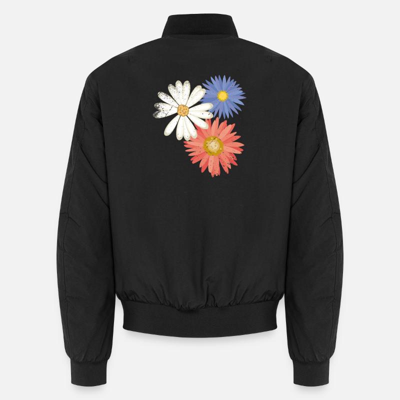 3 flowers Unisex Bomberjacke