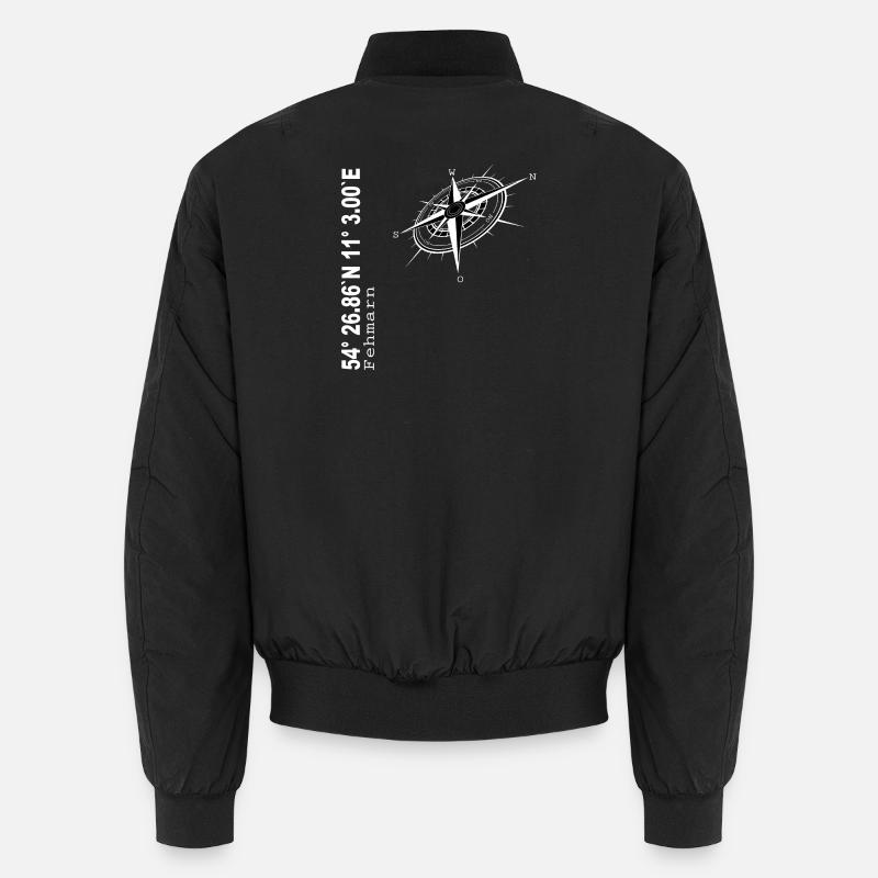 Fehmarn - Unisex Bomberjacke - Schwarz