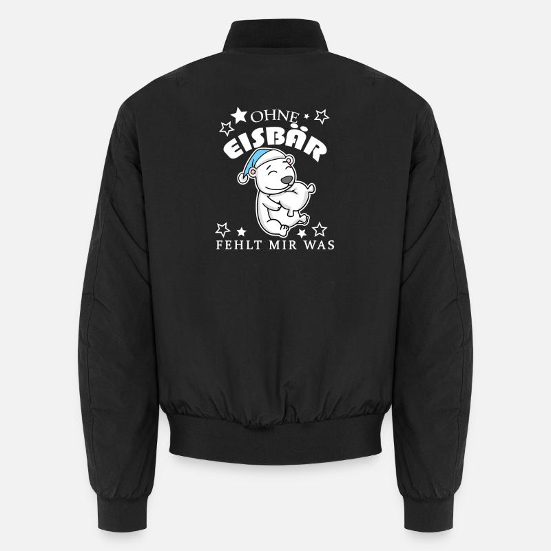 Eisbär Unisex Bomberjacke