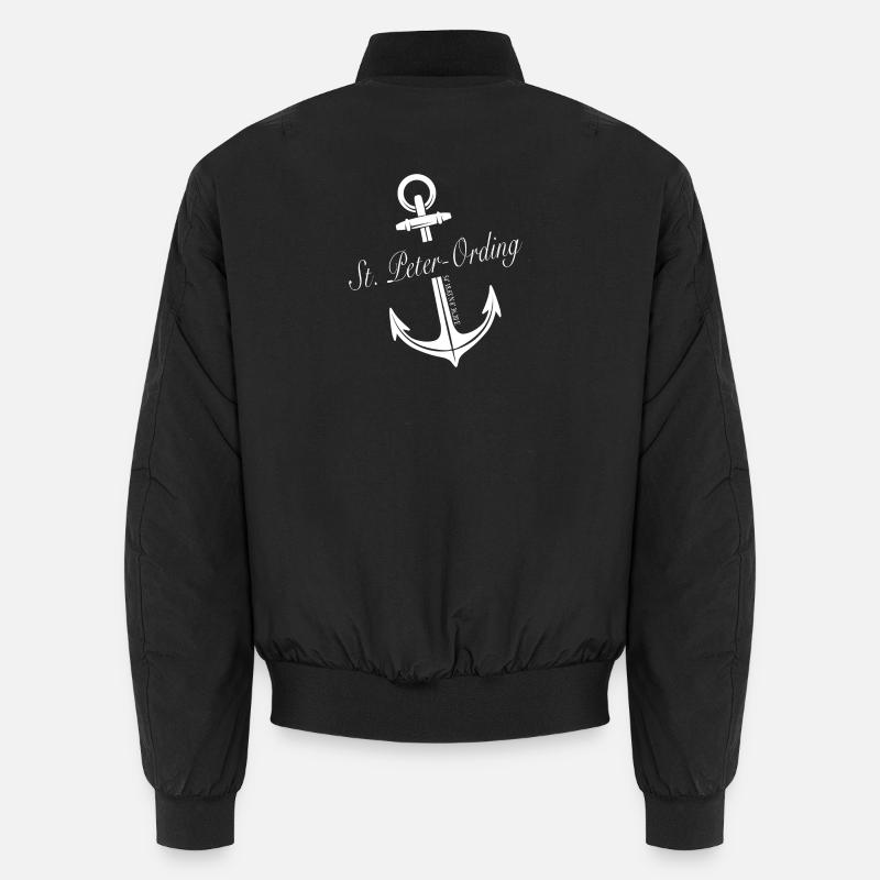 St. Peter-Ording - Unisex Bomberjacke - Schwarz