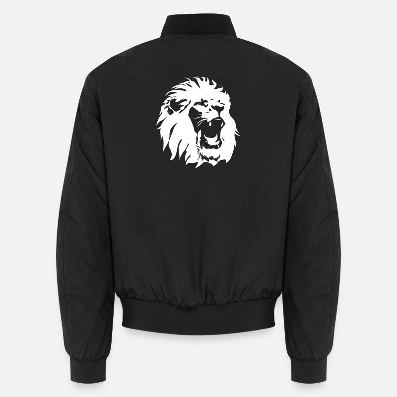 Tête de lion Bomber unisexe