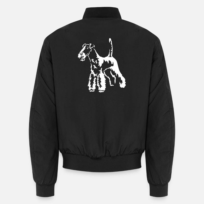 Foxterrier "Black Edition" - Unisex Bomberjacke - Schwarz