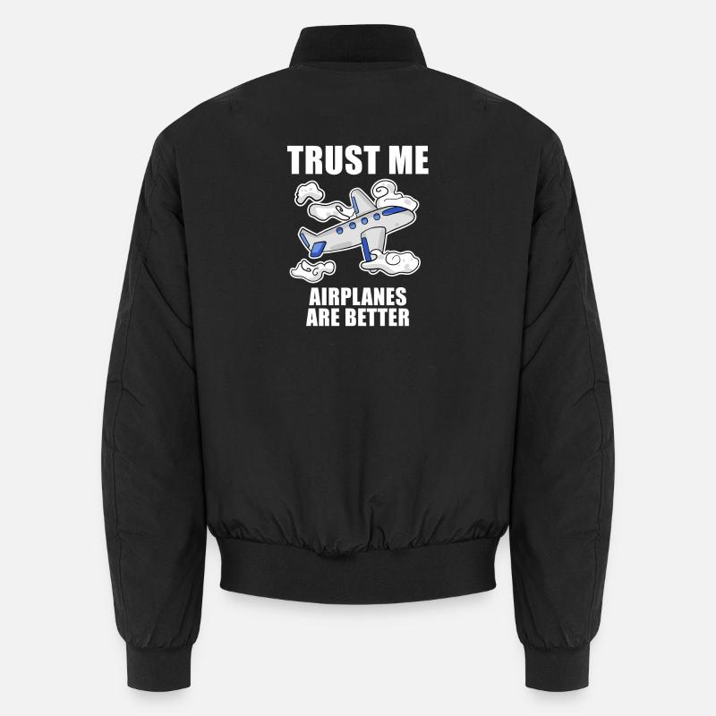 Airplanes Airplane Pilot Gift Unisex Bomber Jacket