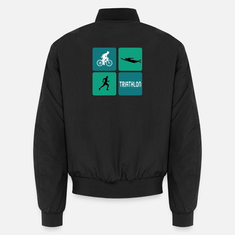 Triathlon Sport Design Unisex Bomberjacke