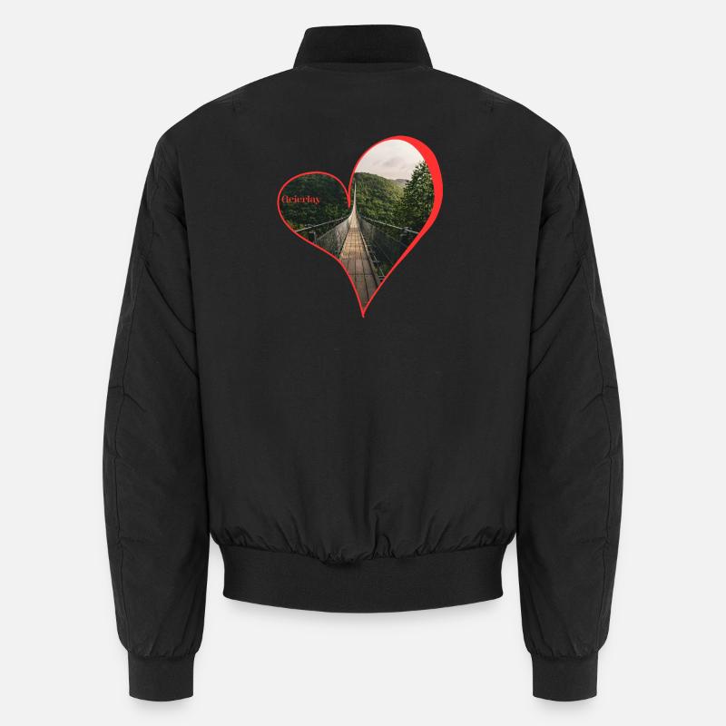 Geierlay - Unisex Bomber Jacket - black