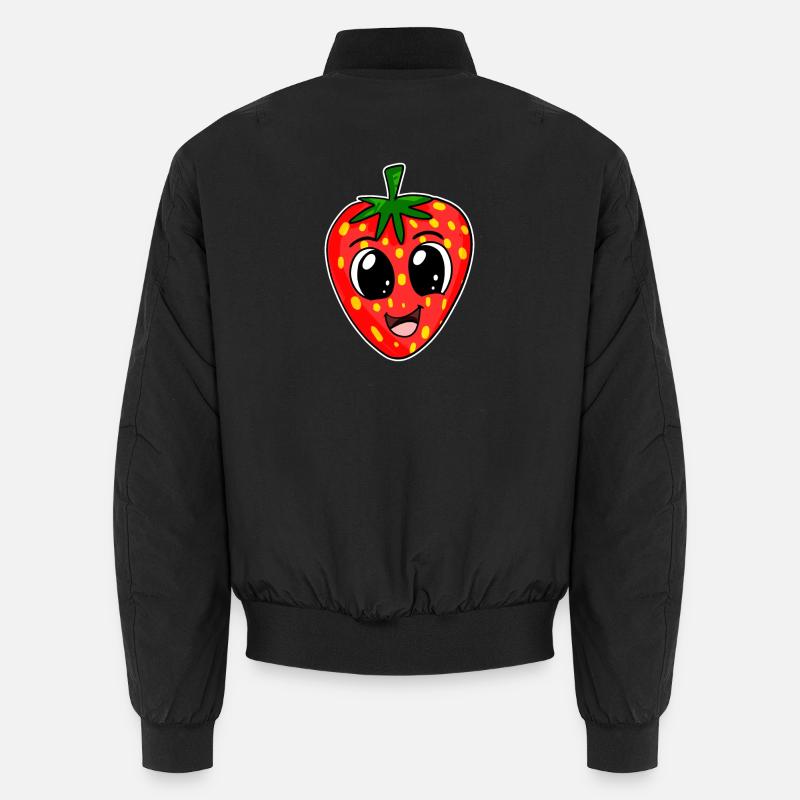 Strawberry Strawberries Unisex Bomber Jacket