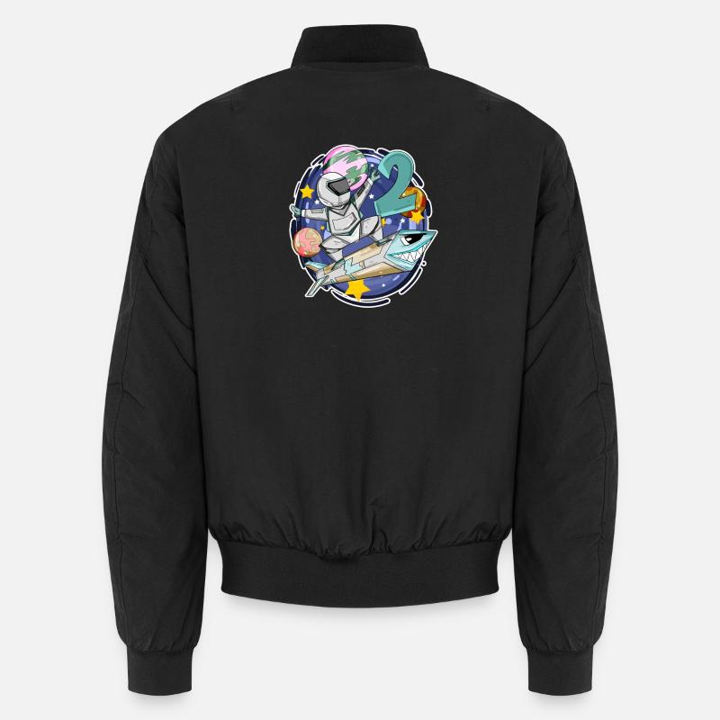 2 Jahre Geburtstag Junge Geschenk Unisex Bomberjacke