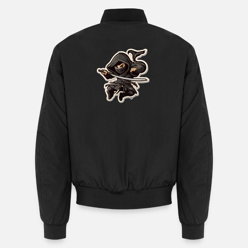 Ninja - Unisex Bomberjacke - Schwarz