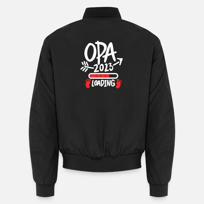 Opa 2023 loading - Opa werden - Bald Opa Unisex Bomberjacke