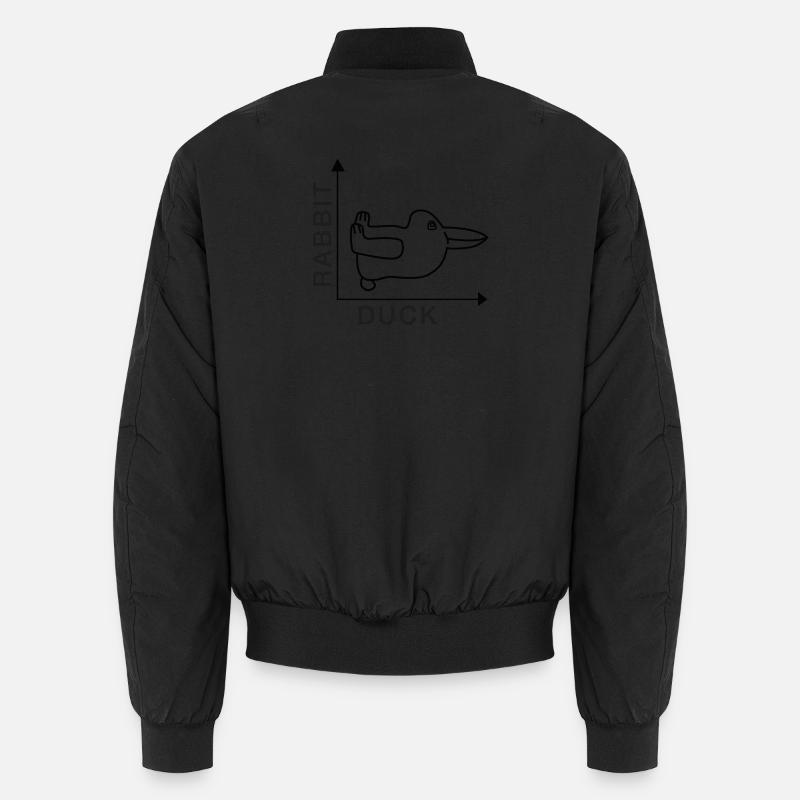 Lapin - Canard - Chemise nerd Bomber unisexe