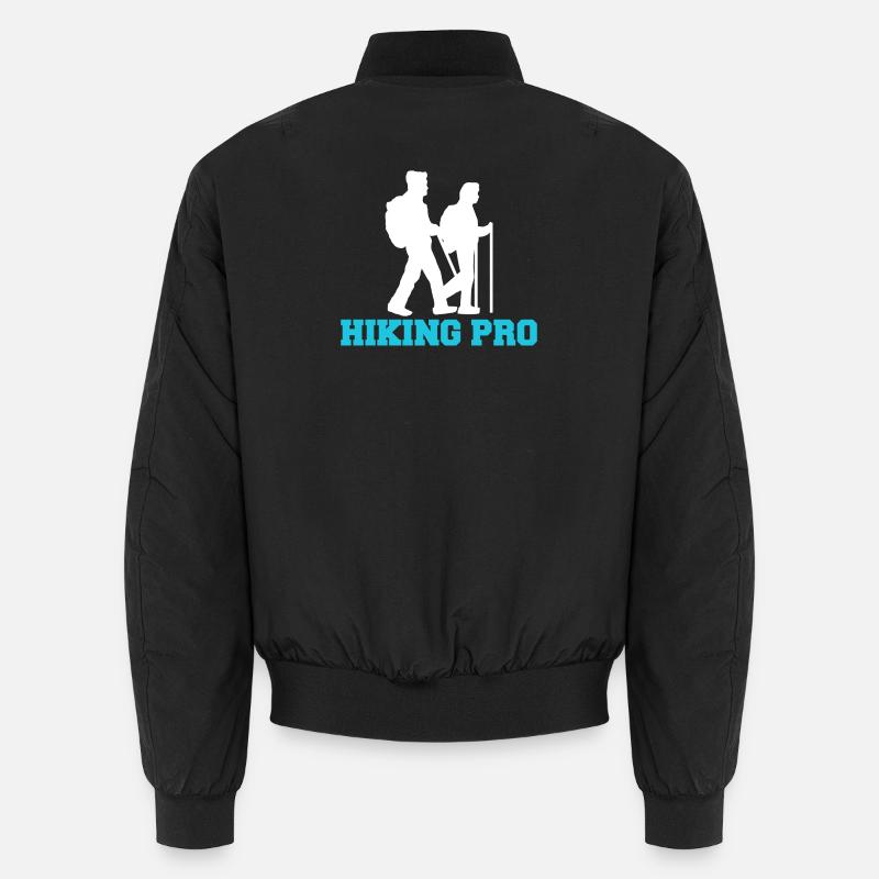 Wanderer Bergwanderung Wandern Wanderung Statement Unisex Bomberjacke