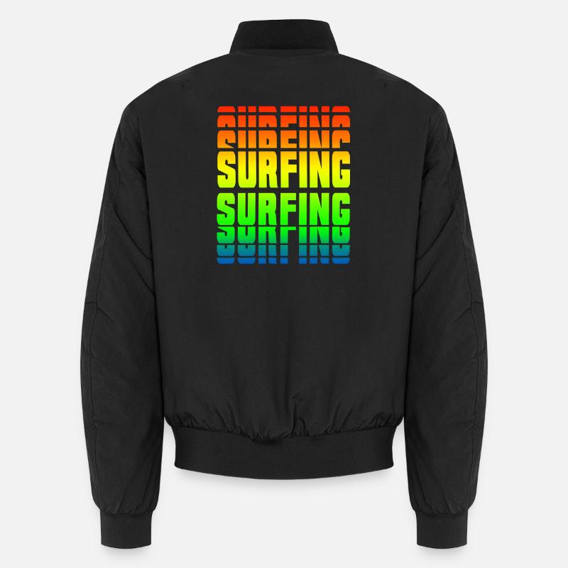 Surfing Design Unisex Bomberjacke