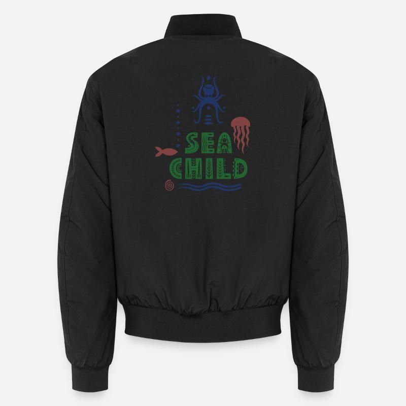 Design for divers - Unisex Bomber Jacket - black