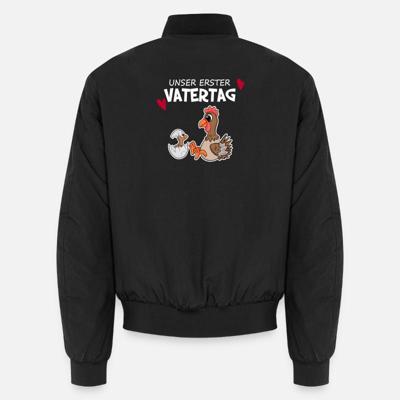 Vatertag - erster Vatertag Geschenk Unisex Bomberjacke