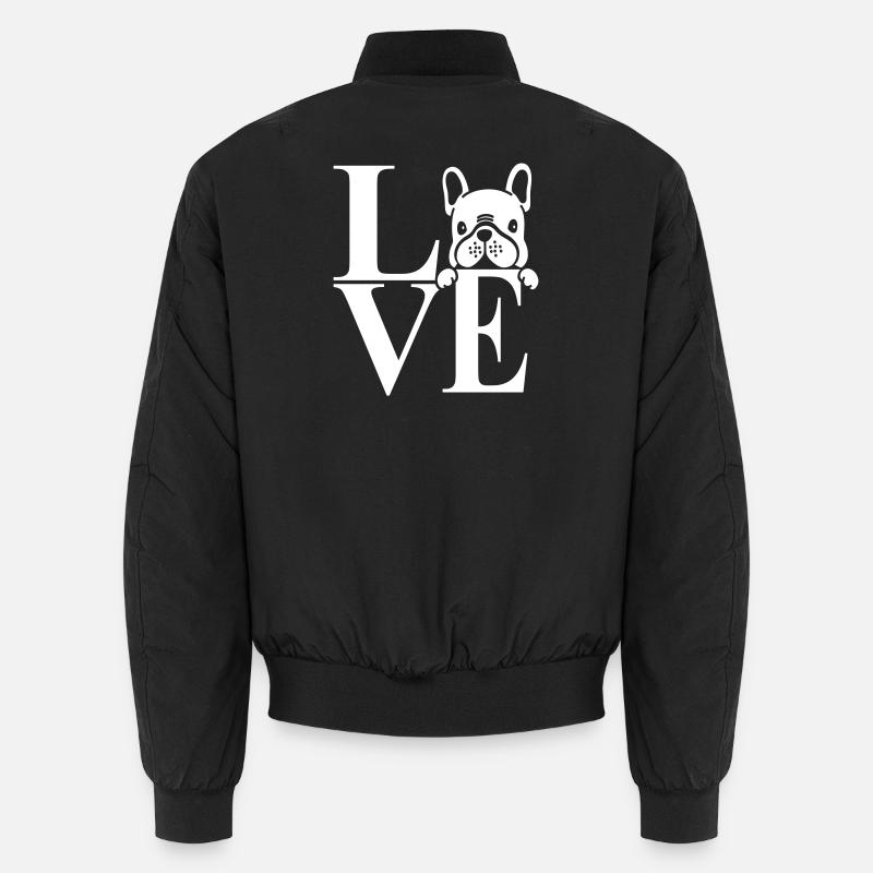 J’adore le bouledogue français Bomber unisexe