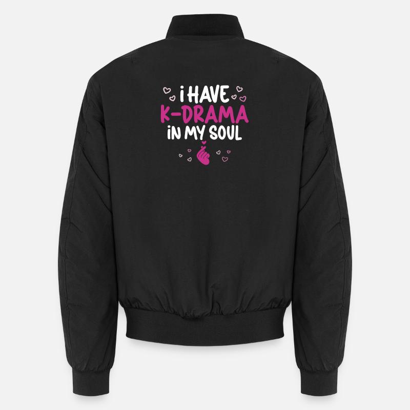 J'ai du K-drama dans mon âme Bomber unisexe