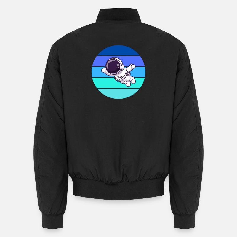 astronaut, rocket, flying Unisex Bomber Jacket