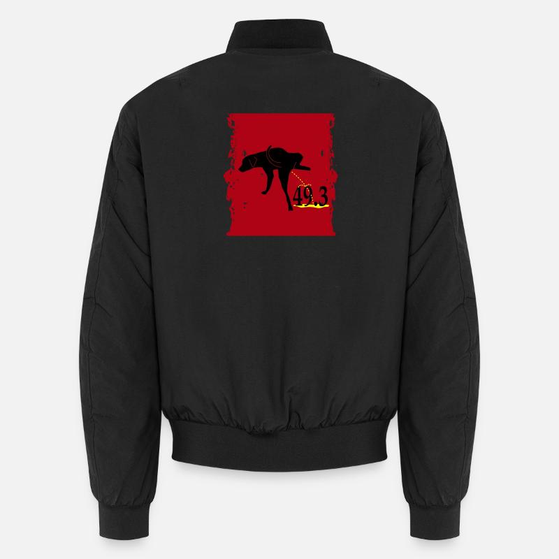 49.3 - Unisex Bomber Jacket - black