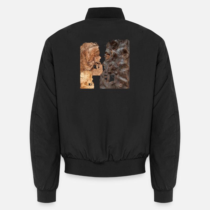Profil der perplexen Frau Unisex Bomberjacke