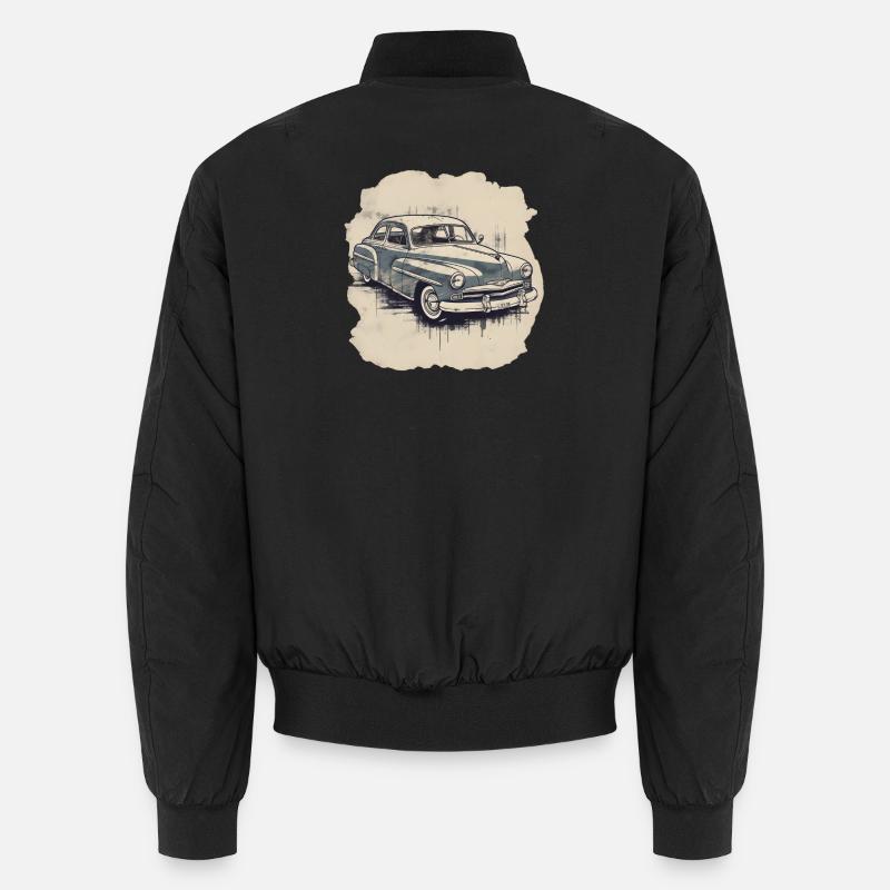 Vintage car Unisex Bomber Jacket