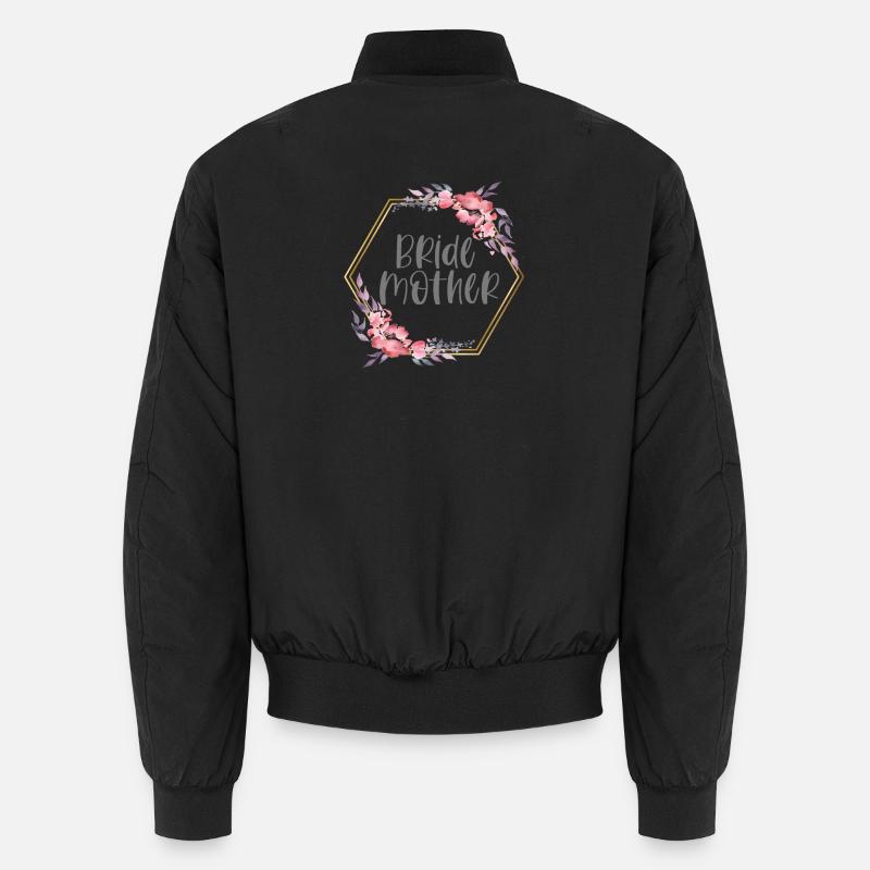 Hochzeit Brautmutter Bride Mother Geschenk - Unisex Bomberjacke - Schwarz