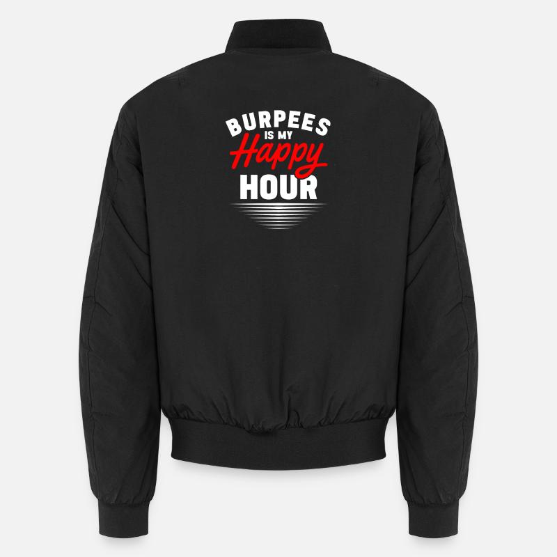 Les burpees sont mon happy hour Bomber unisexe
