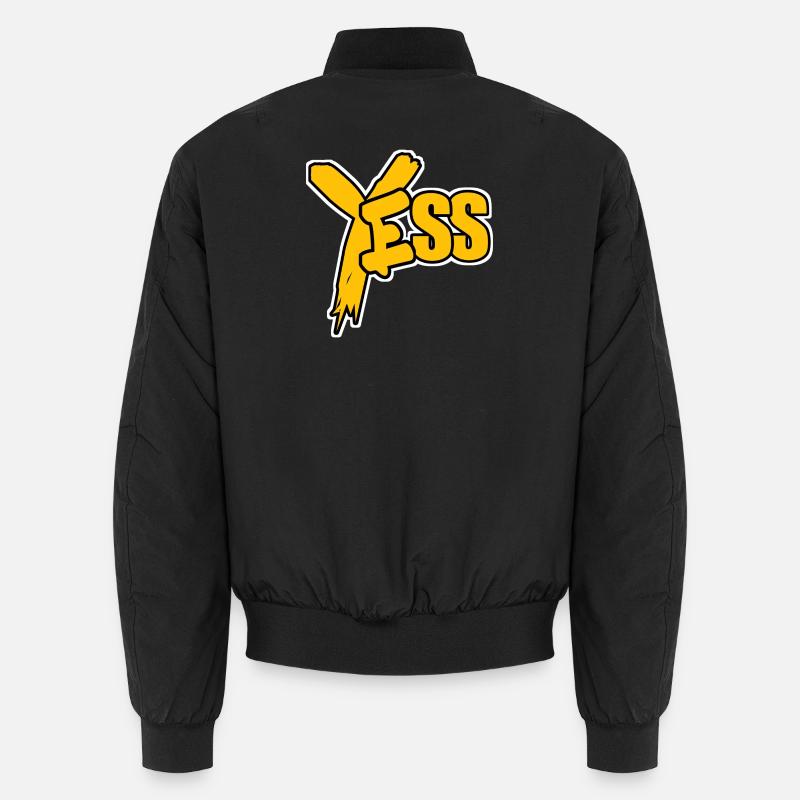 YES Jaune Pop Comic Bomber unisexe