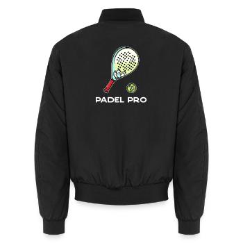 Padel Jeu Butterfly Ball Padel Déclaration Raquette - Bomber unisexe - noir - Dos - AI Model Male 185 light (185cm)