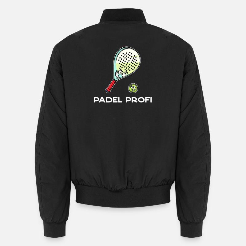 Sport Schläger Bälle Statement Padel Padelspiel Unisex Bomberjacke